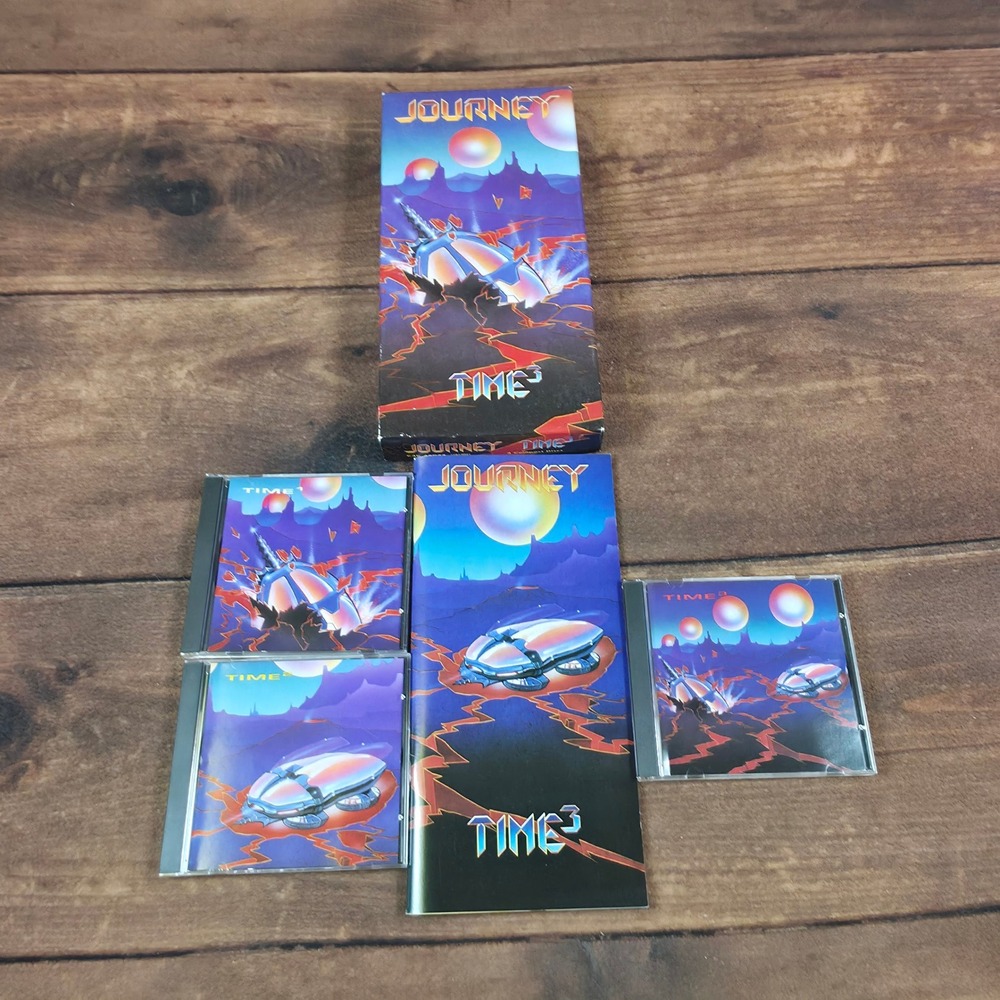 Journey Time3 CD Box Set 3-Disc Multicolor Good 1992 Anthology Anthology Booklet